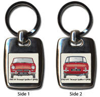 Triumph Spitfire 4 (MkI) 1962-64 (wire wheels) Keyring 5